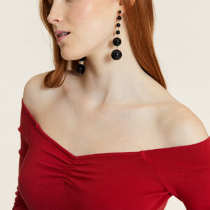 Body Fruncido Rojo by Pepa Loves