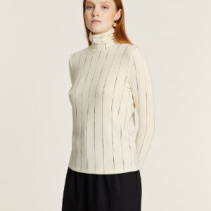 Top Cuello Alto Microrayas by Pepa Loves