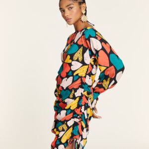 Vestido Corazones con Fruncido by Pepa Loves