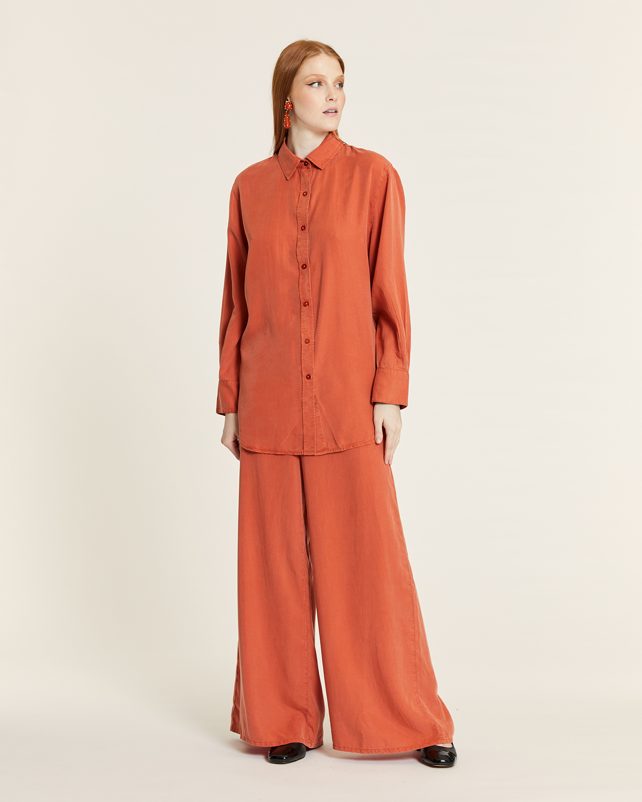 Camisa Larga Tencel Toffe by Pepa Loves - Imagen 2