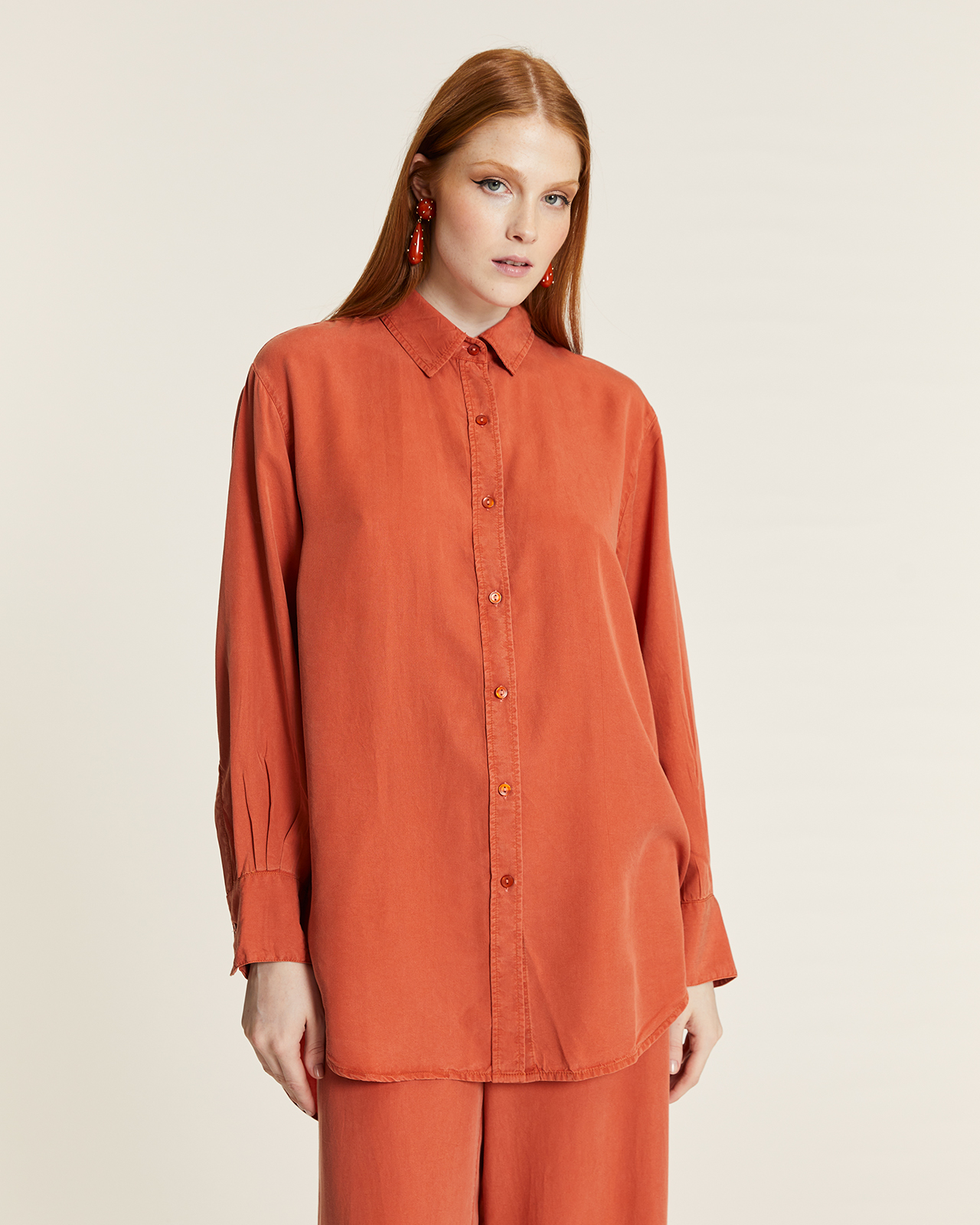 Camisa Larga Tencel Toffe by Pepa Loves - Imagen 3