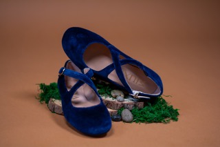 Zapato Mieko Terciopelo Marino by Miuxa - Imagen 5