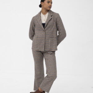 Pantalón Blayais Cuadros Navy by Mus & Bombon