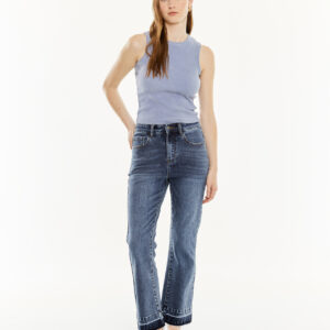 Pantalón Denim Flare Azul Índigo by System Action