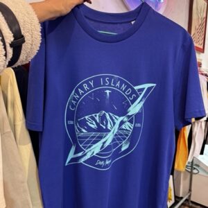 Camiseta Teide Azul Klein y Turquesa by Muro