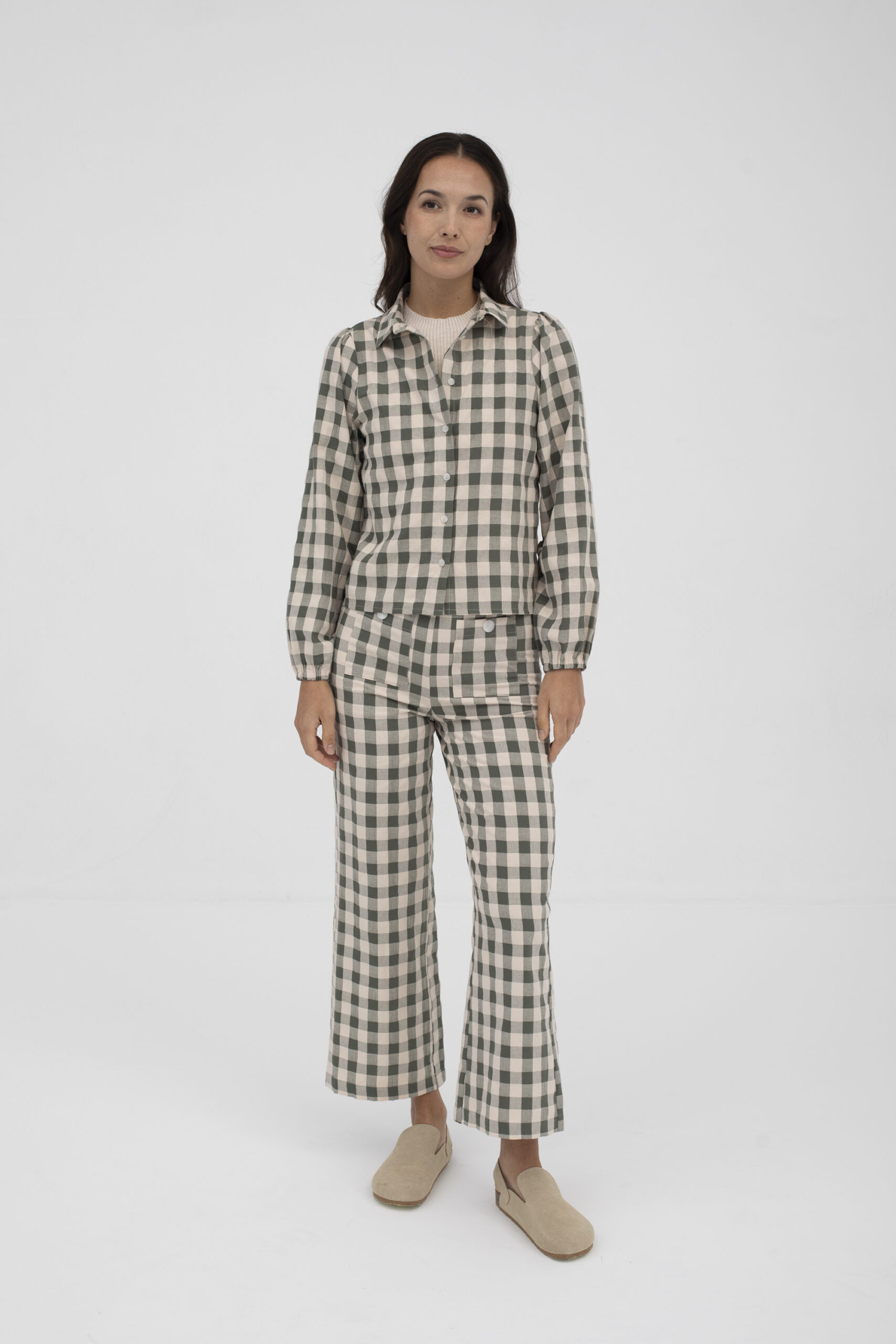 Pantalón Malasaña Verde Oscuro by Mus & Bombon