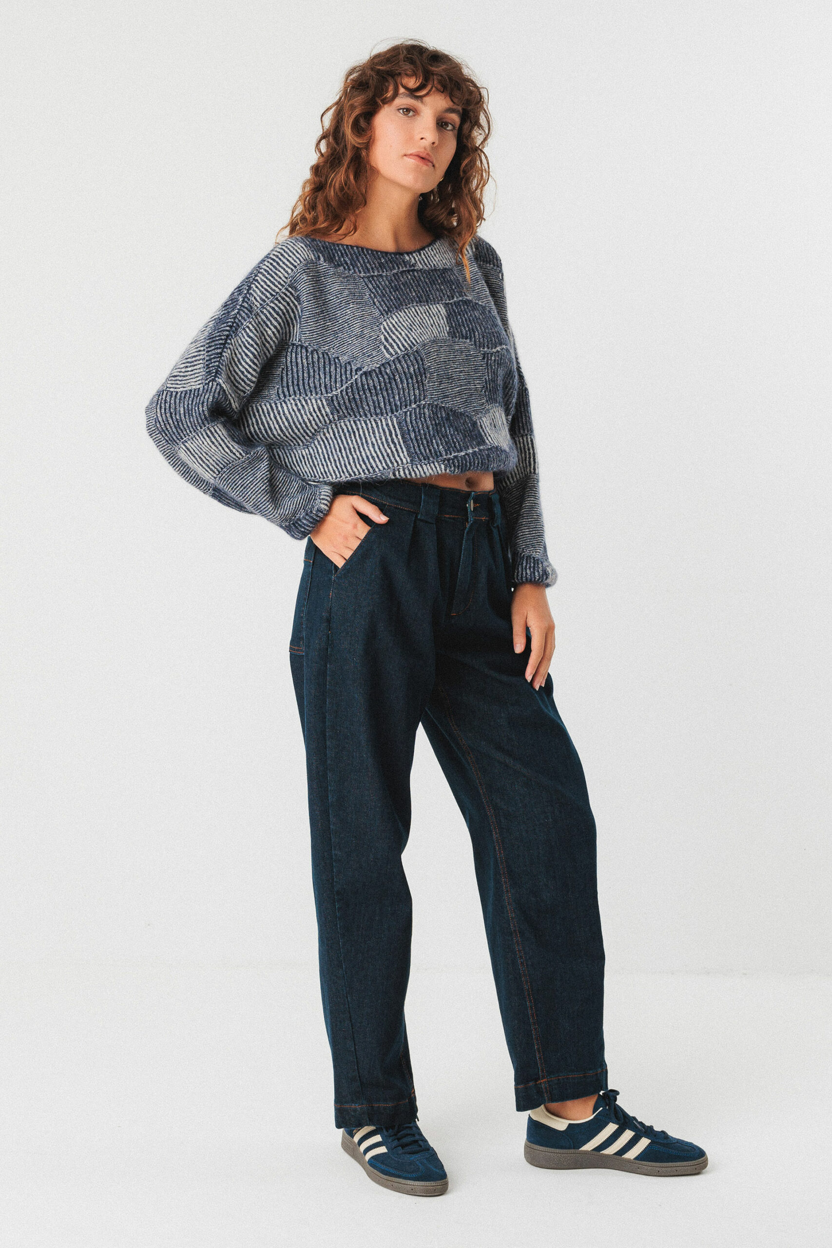 Pantalón Amata Dark Denim by SKFK - Imagen 3