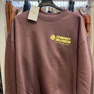 Sudadera 922928 Berenjena y Amarillo by Muro