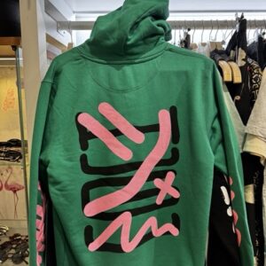 Sudadera Happy Face Verde Capucha by Hugu