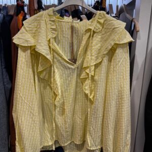Blusa Cuadros Amarillo Iris by Dicky Morgan