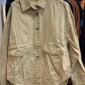 Sobrecamisa Denim Beige Alma by Dicky Morgan