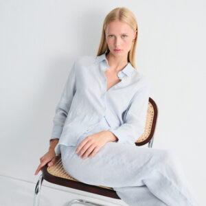 Camisa Básica Manga Larga Aurora Cielo by Mus & Bombón