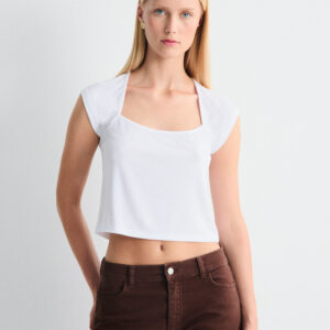 Camiseta Manga Corta Blanco Cenit by Mus & Bombón