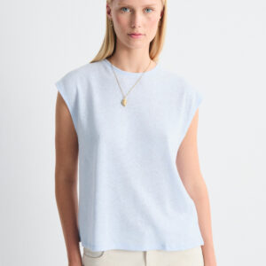 Camiseta Escote Caja Luzara Cielo by Mus & Bombón