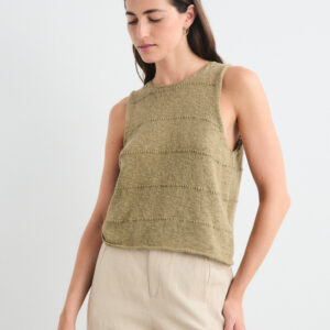 Camiseta Sin Mangas Nunavut Verde by Mus & Bombóm