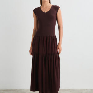 Vestido Roshan Marron by Mus & Bombon
