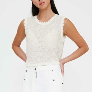 Top Encaje Blanco by Wild Pony 10613