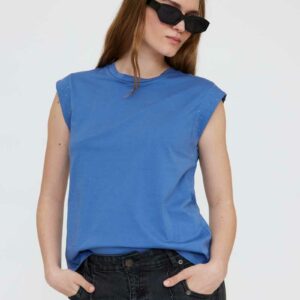 Camiseta Lisa Manga Corta Azul by Wild Pony 11229