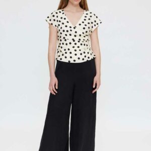 Top Polka Dots White by Wild Pony 11253