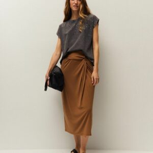 Camiseta Tachas Gris Brooke by System Action