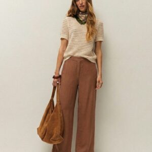 Pantalón Chloe Cupro Camel by System Action