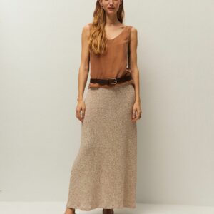 Top Cupro Camel Viena by System Action