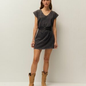 Vestido Gris Tachas Dania by System Action