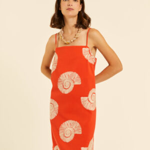 Vestido Tirantes Bordado Caracolas by Pepa Loves