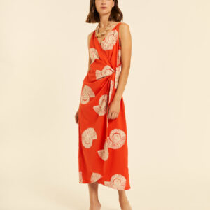 Vestido Cruzado Bordado Caracolas by Pepa Loves