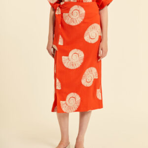 Falda Pareo Bordado Caracolas by Pepa Loves