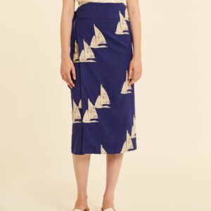 Falda Pareo Bordado Barcos by Pepa Loves