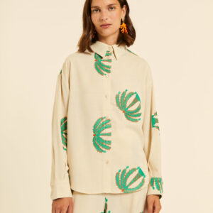 Camisa Bordado Palmeras by Pepa Loves