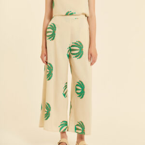 Pantalón Bordado Palmeras by Pepa Loves