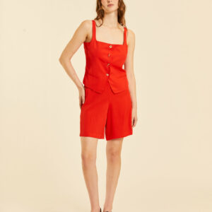 Top Chaleco Rojo by Pepa Loves