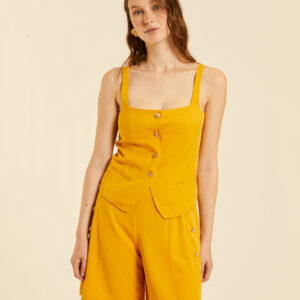 Top Chaleco Amarillo by Pepa Loves