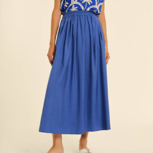 Falda Rizada Azul by Pepa Loves