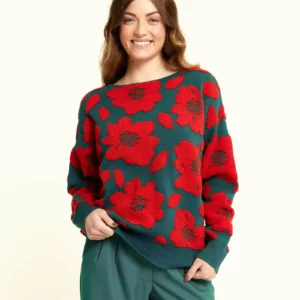 Jersey Floral Verde by Pepa Loves