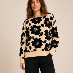 Jersey Floral Beige by Pepa Loves