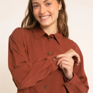 Camisa Rita Marrón by Pepa Loves
