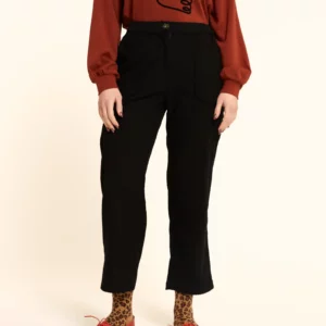 Pantalón de Pana Bolsillos Negro by Pepa Loves