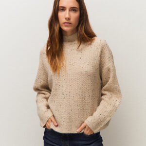 Jersey Canalé Bicolor Gris Patricia by System Action I26JEO26