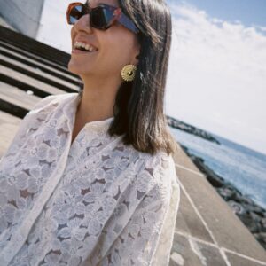 Camisa Maggie con Bordado Flores by WILD PONY 11313