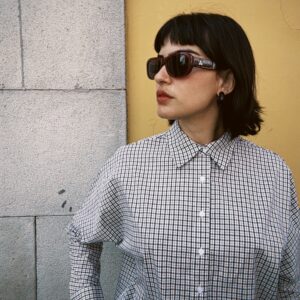 Camisa Sam Cuadros Negro y Marrón by WILD PONY 11299